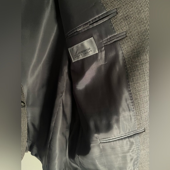 Lauren Ralph Lauren 44R Gray 100% Wool Blazer Lord & Taylor Sport Jacket - Picture 3 of 11